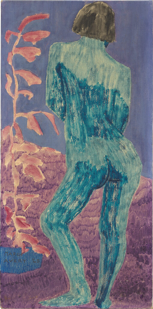 Blue Nude - backview