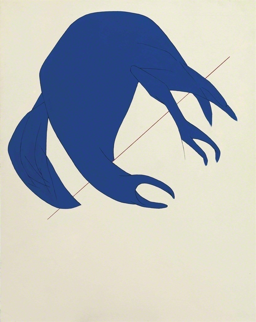 Tyeb Mehta, Untitled (Blue Bird)
