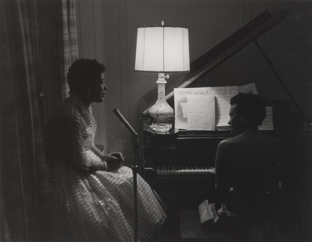 Billie Holiday and Hazel Scott