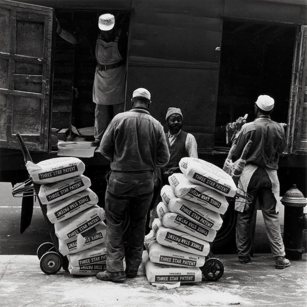 Cycle of Blue Collar Workers, New York, NY, 1963