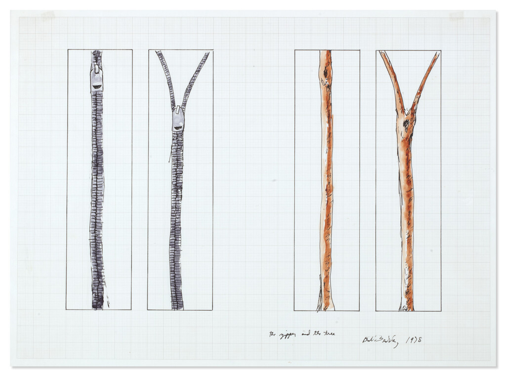 The zipper and the tree
