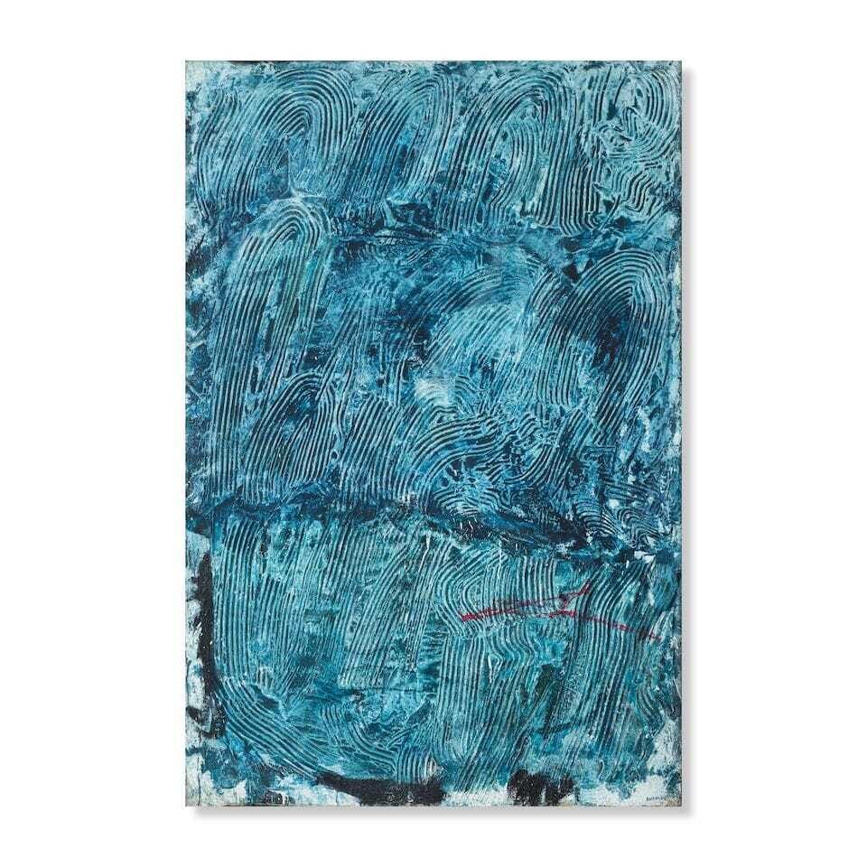 Bleu ondulé