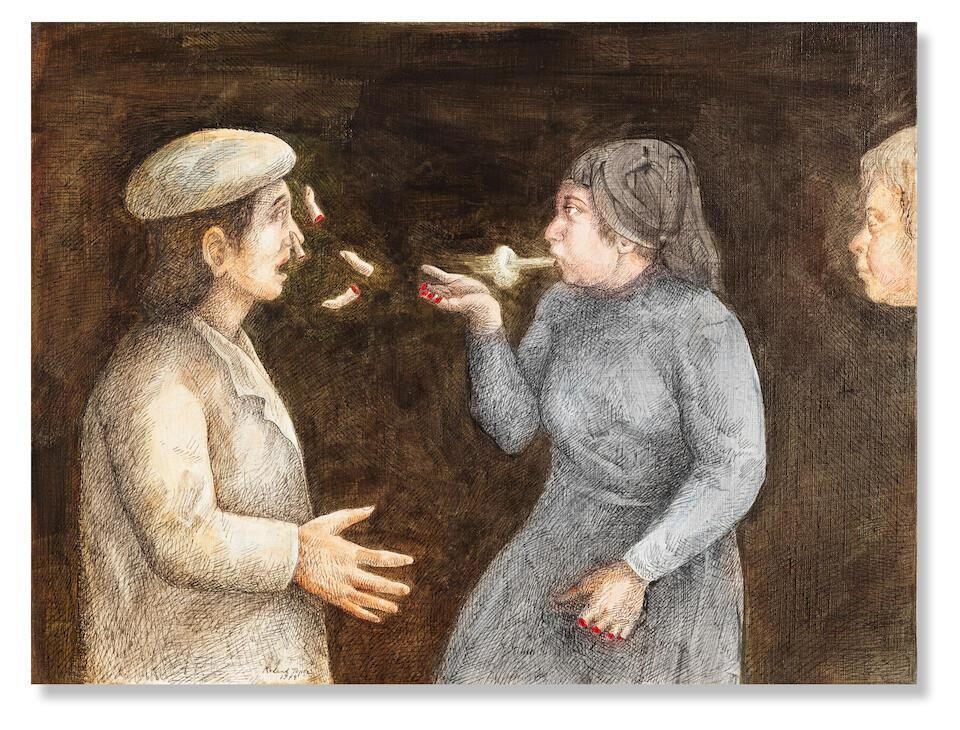 Femme qui souffle les doigts
