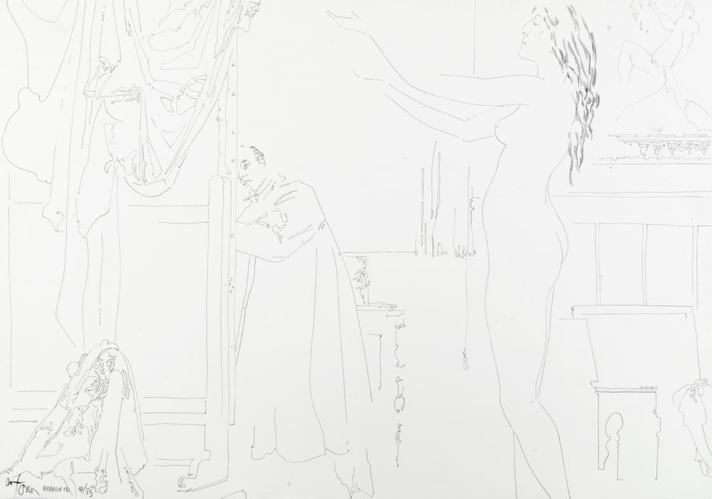 Eleven figure studies, many of notable figures including;