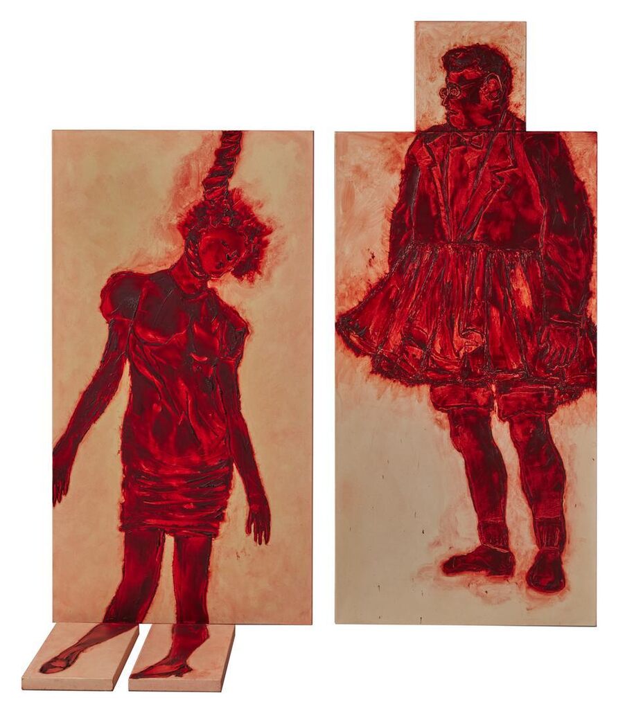 Marginalia (hang woman/tutu man)