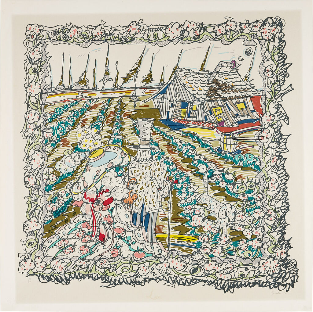 Mr. and Mrs. Eli Whitney and Their Blue Tick Hound