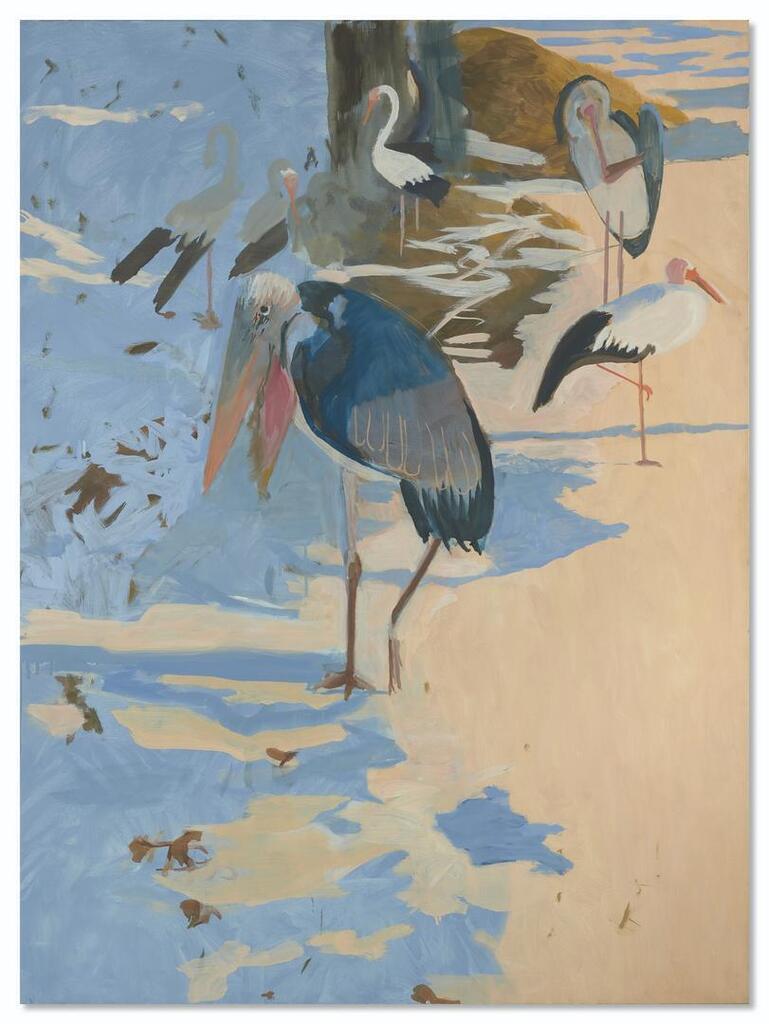 Marabout et cigogne