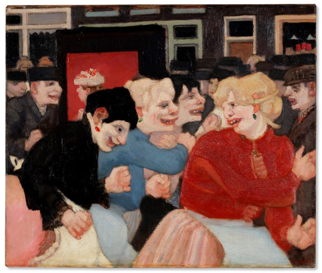Dans bij het orgel (Dancing by the street-organ)