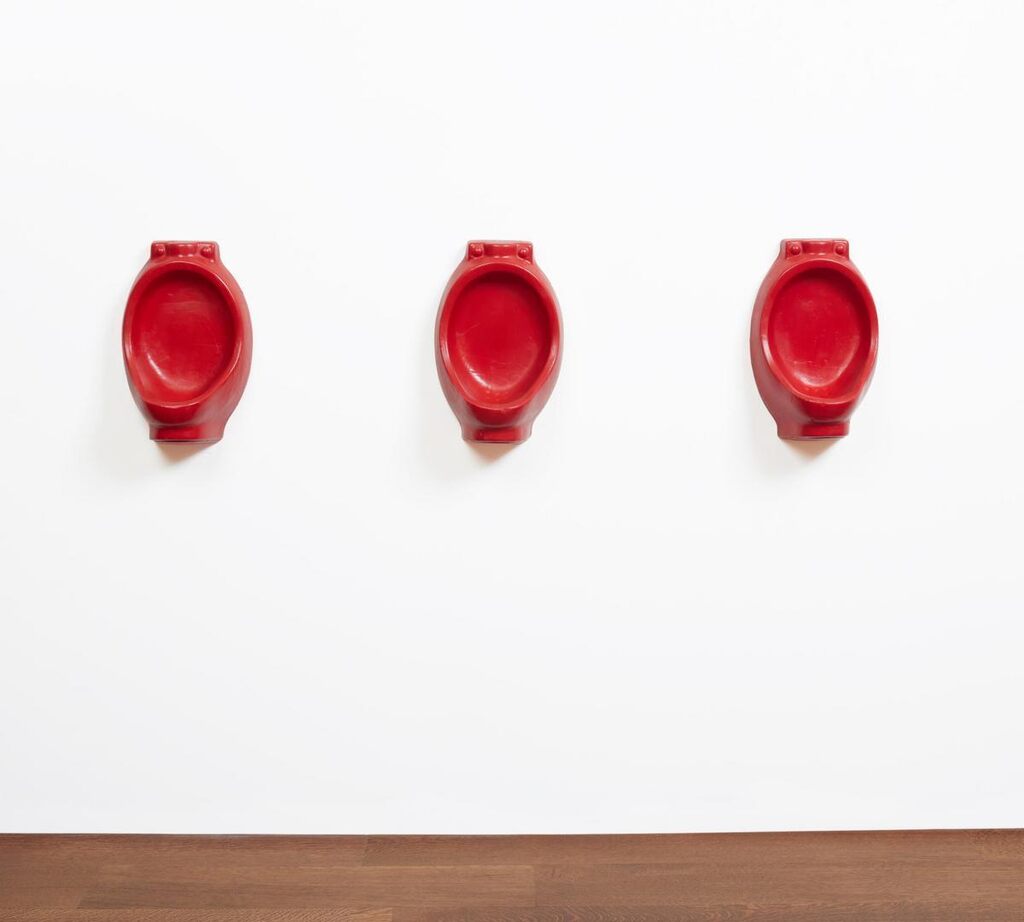 Untitled (Lipstick Urinals)