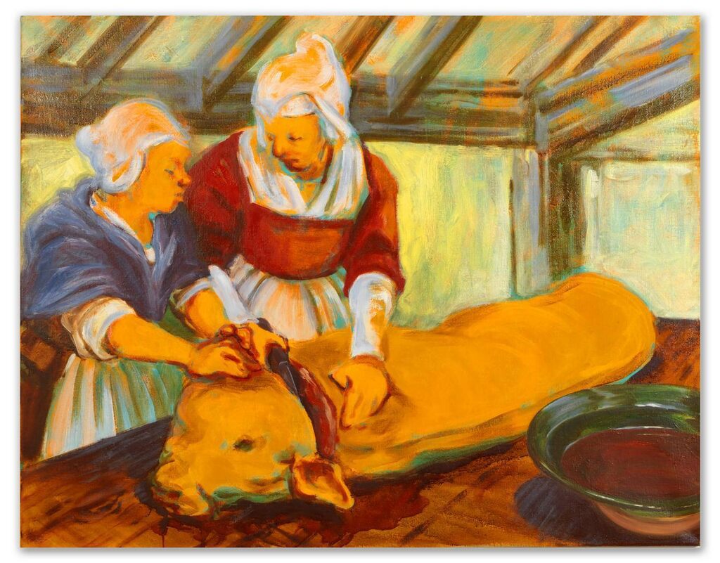 Butchering a Pig