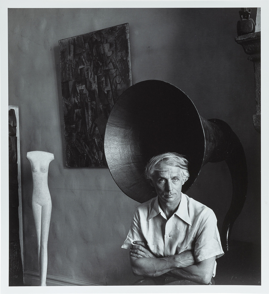 Max Ernst at the Guggenheim Triplex, New York, 18 January 1942