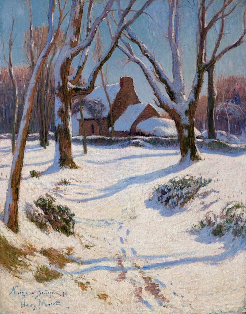 Neige en Bretagne