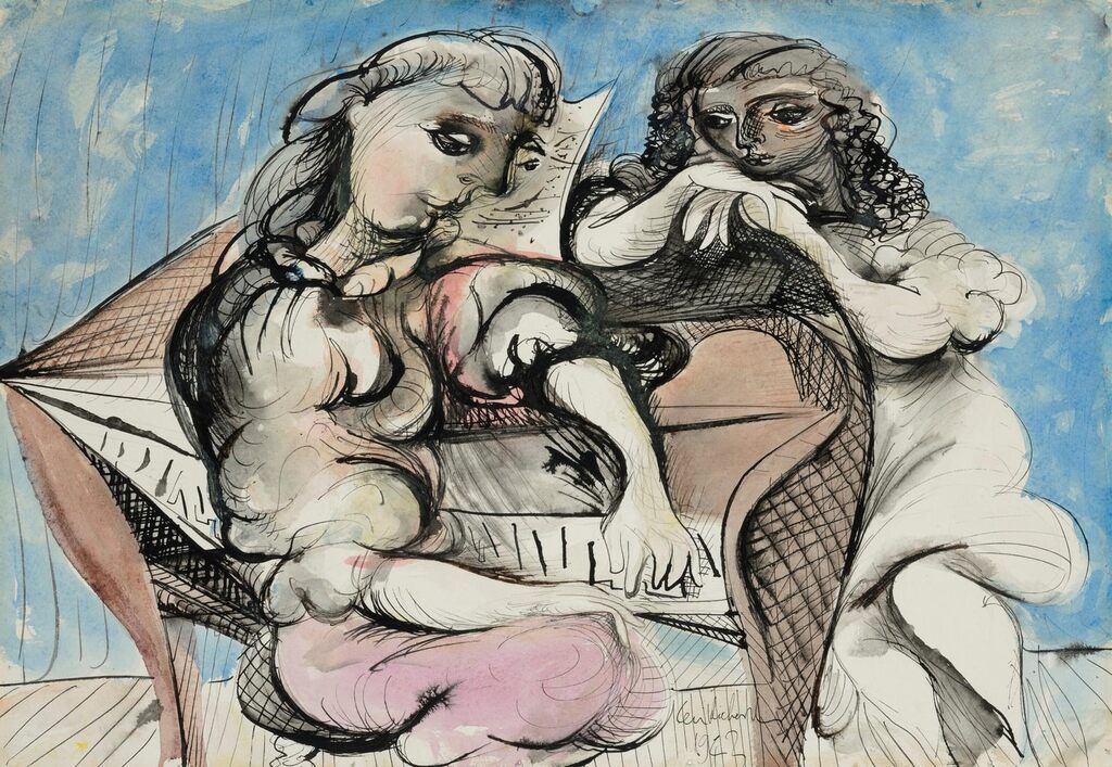 Girls at the Piano