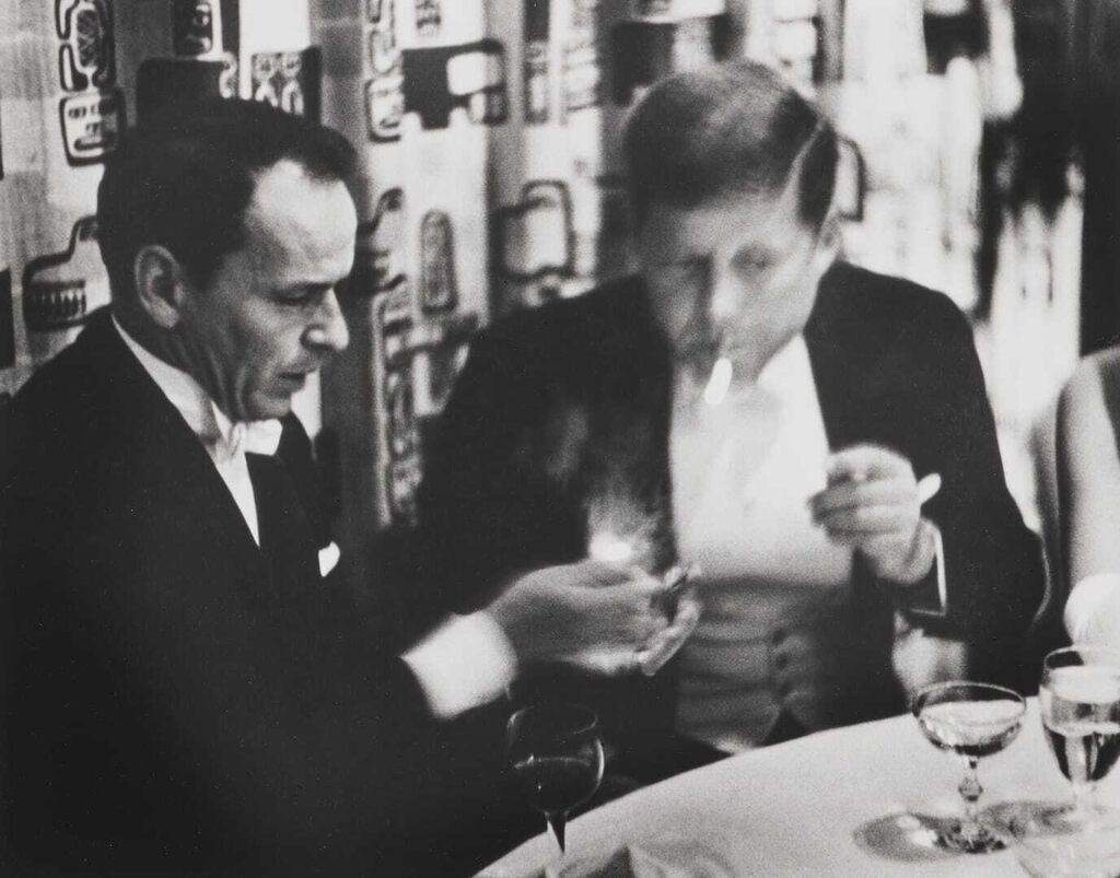 John F. Kennedy and Frank Sinatra
