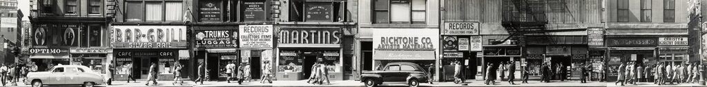 Sixth Avenue between 43rd and 44th Streets, New York, March 24, 1948
