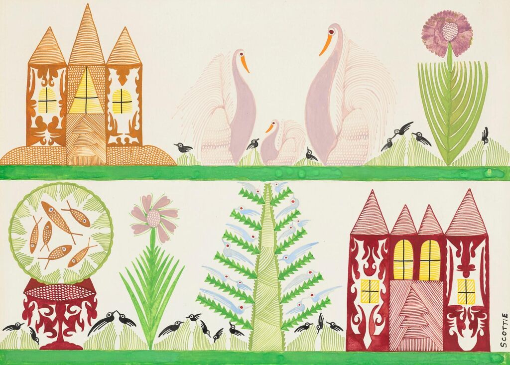 Castles, birds and fish
