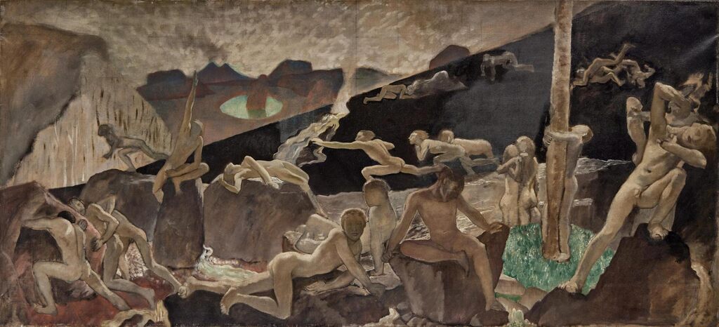 Composition study for "The Coast of Britain"