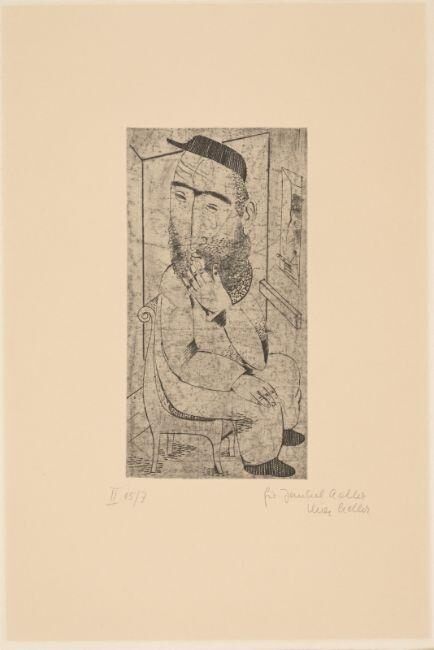 Sitting man