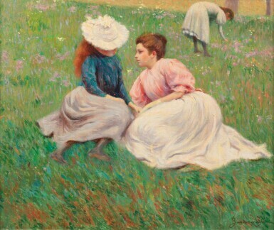 Sur l'herbe