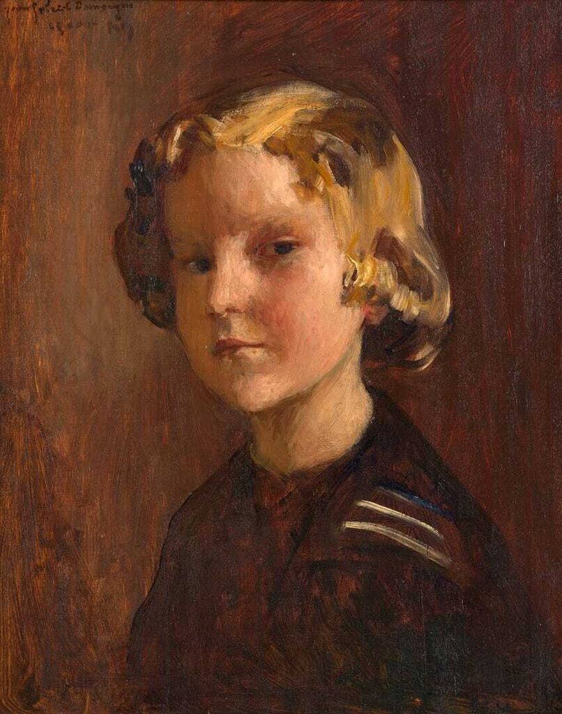 Portrait of Jean Larue as a child
