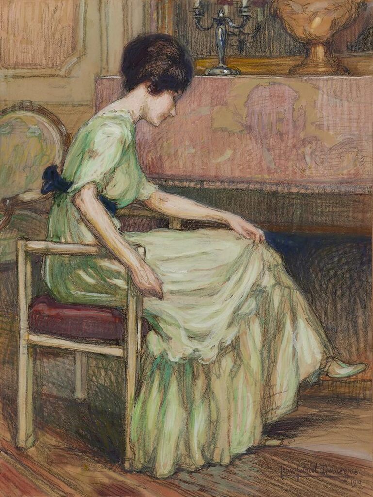 Elegant Woman at the Piano