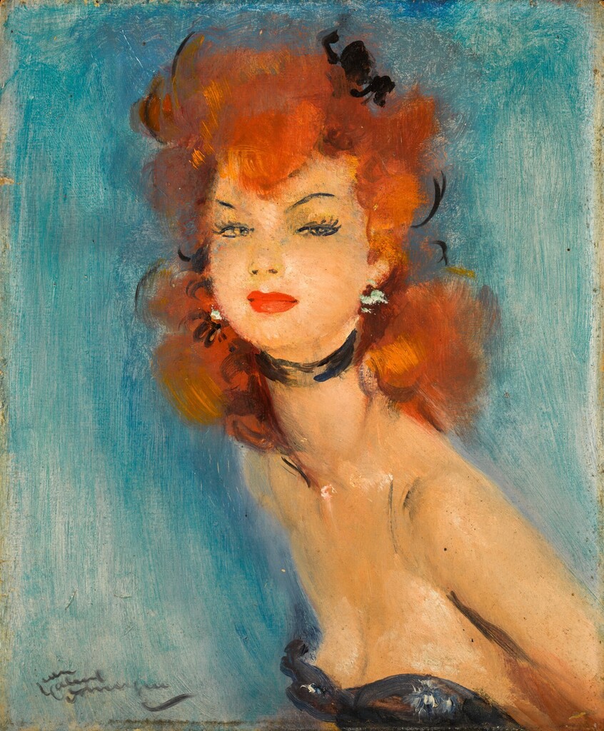 Femme aux cheveux roux