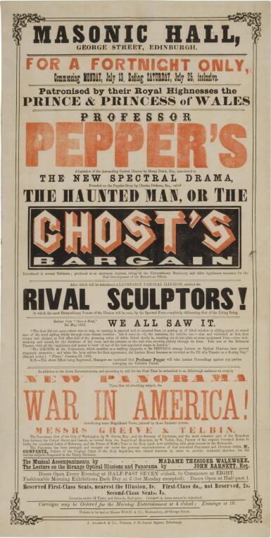 Professor Pepper [John Henry Pepper] | "Professor Pepper's New Spectral Drama"