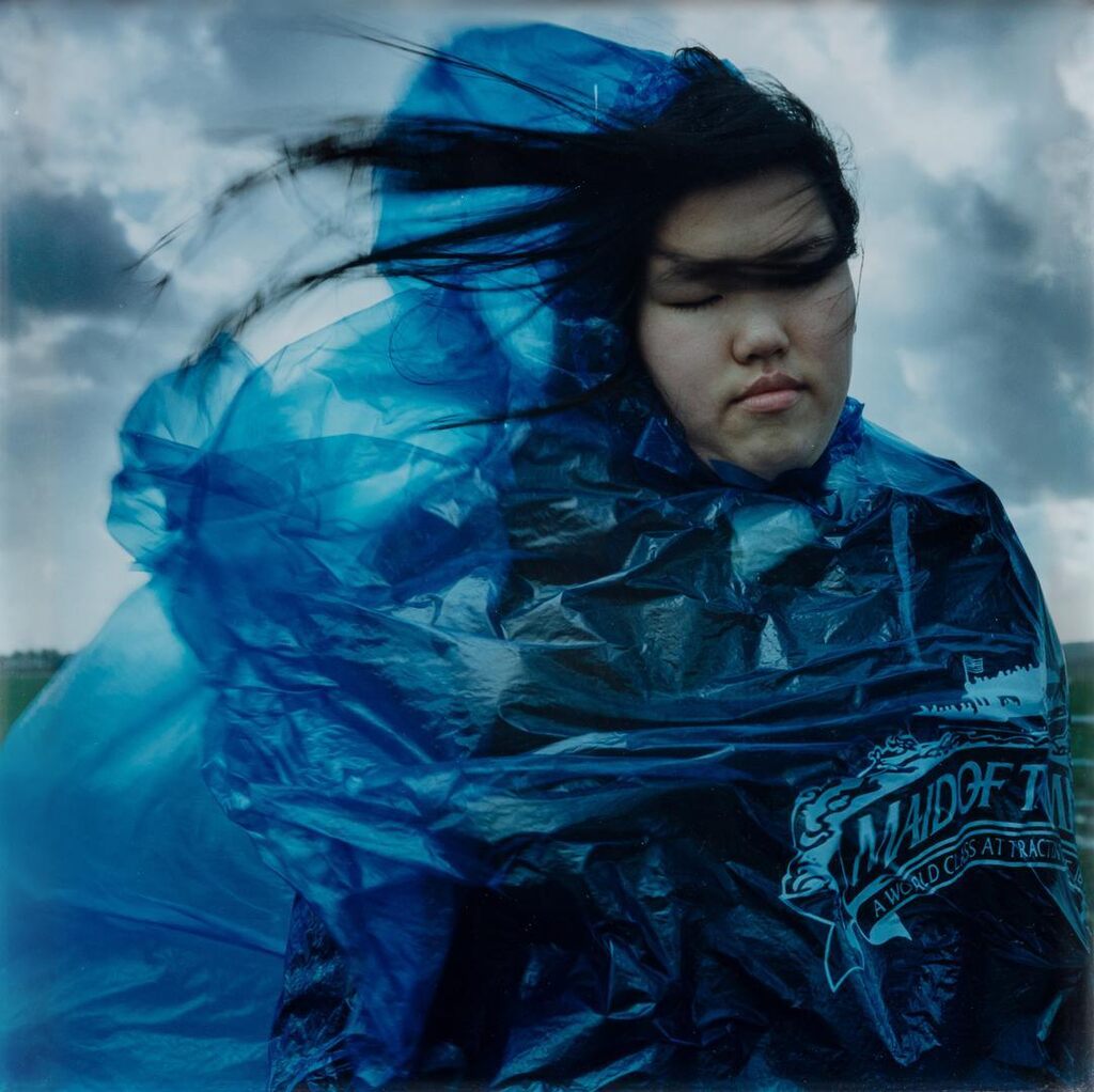 Untitled #76 (Jennie Blue Rain Coat)