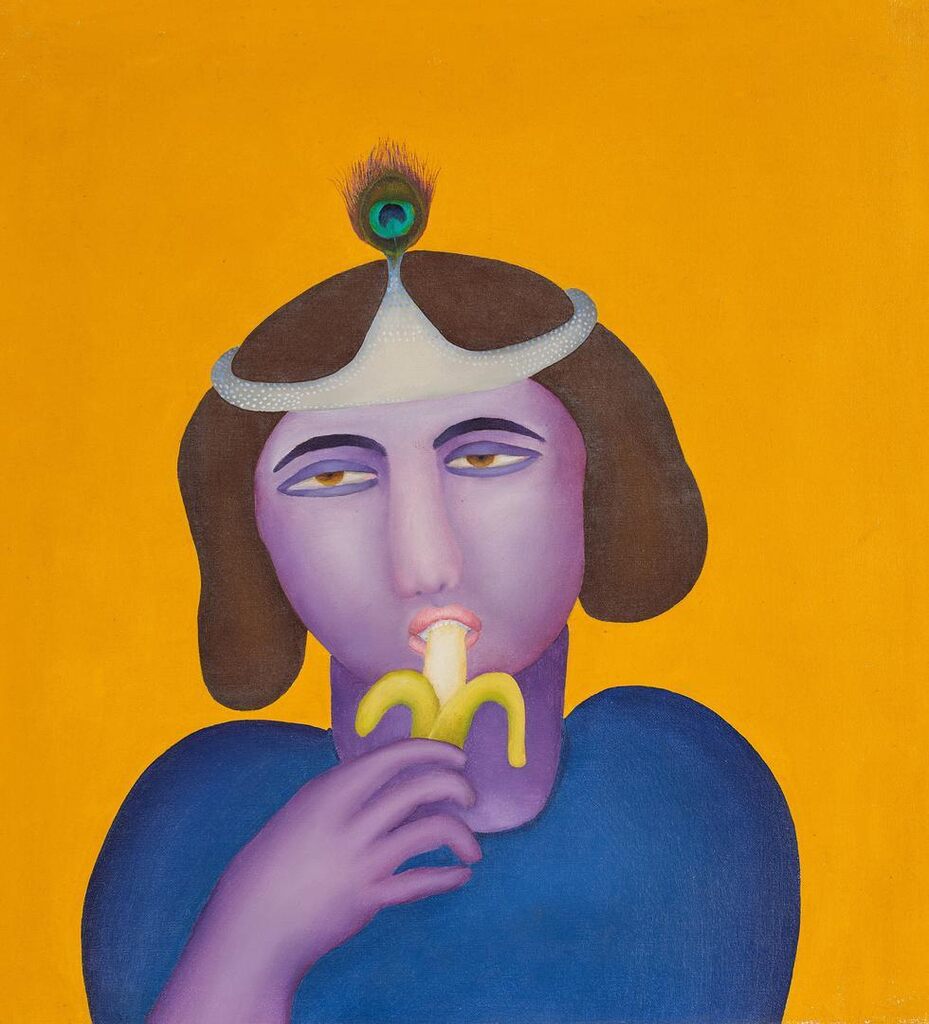 Untitled (Krishna Eating a Banana)