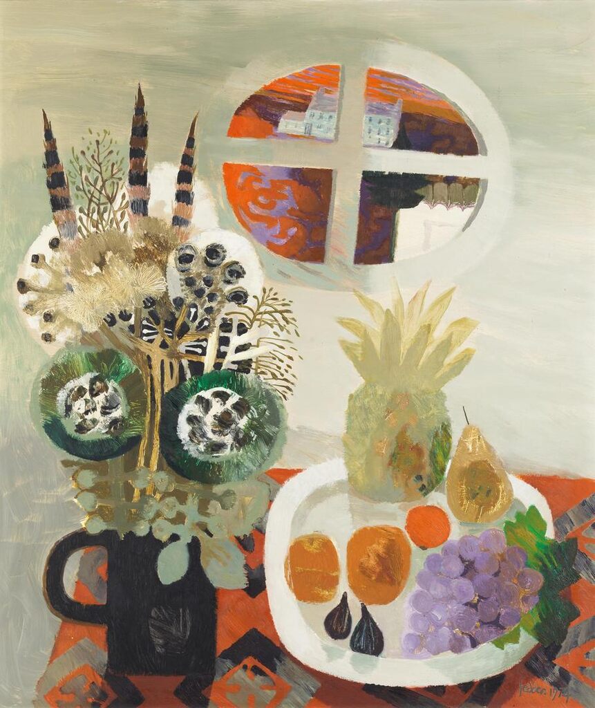 Still Life with Oval Window