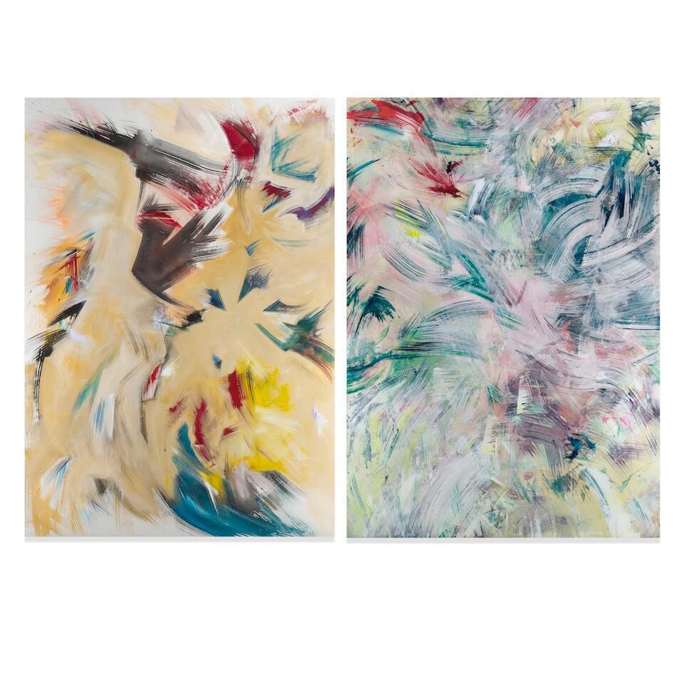 Group of two paintings