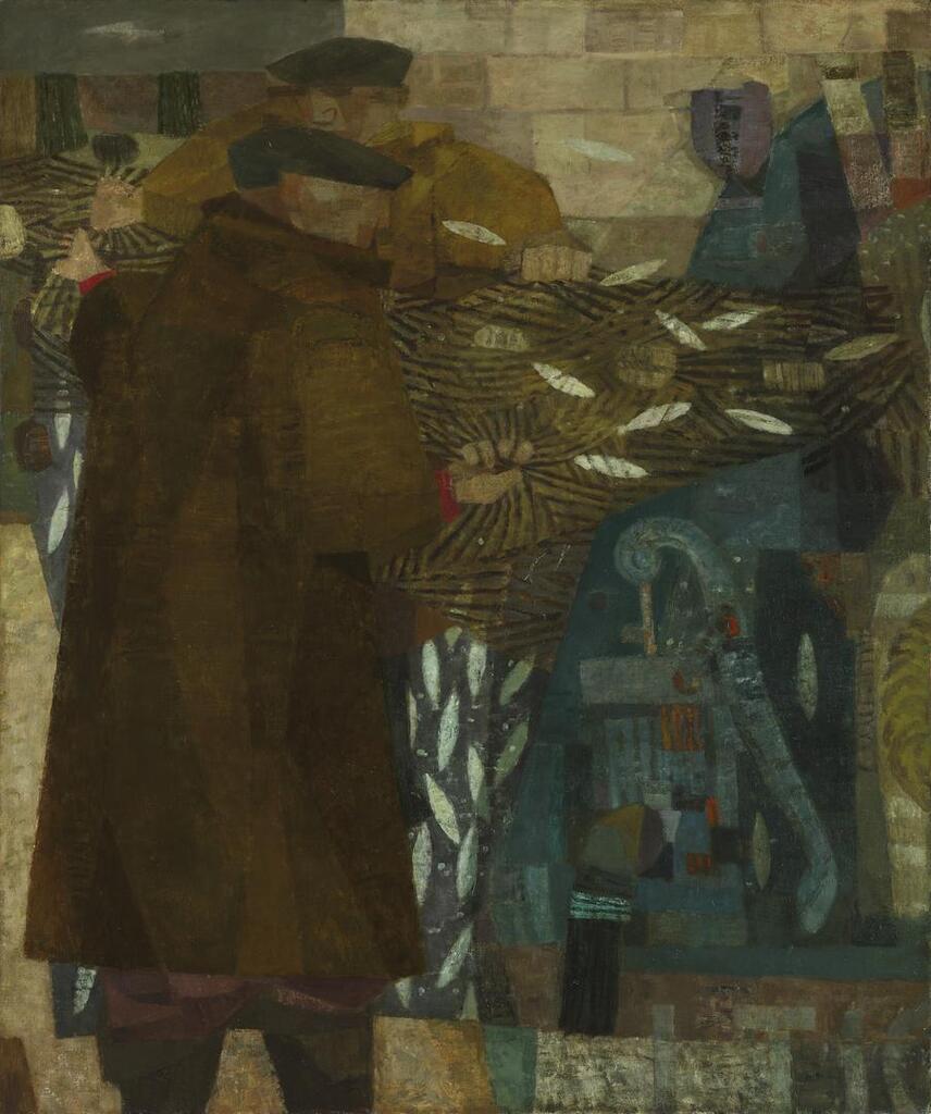 Fishermen with Sprat Nets II