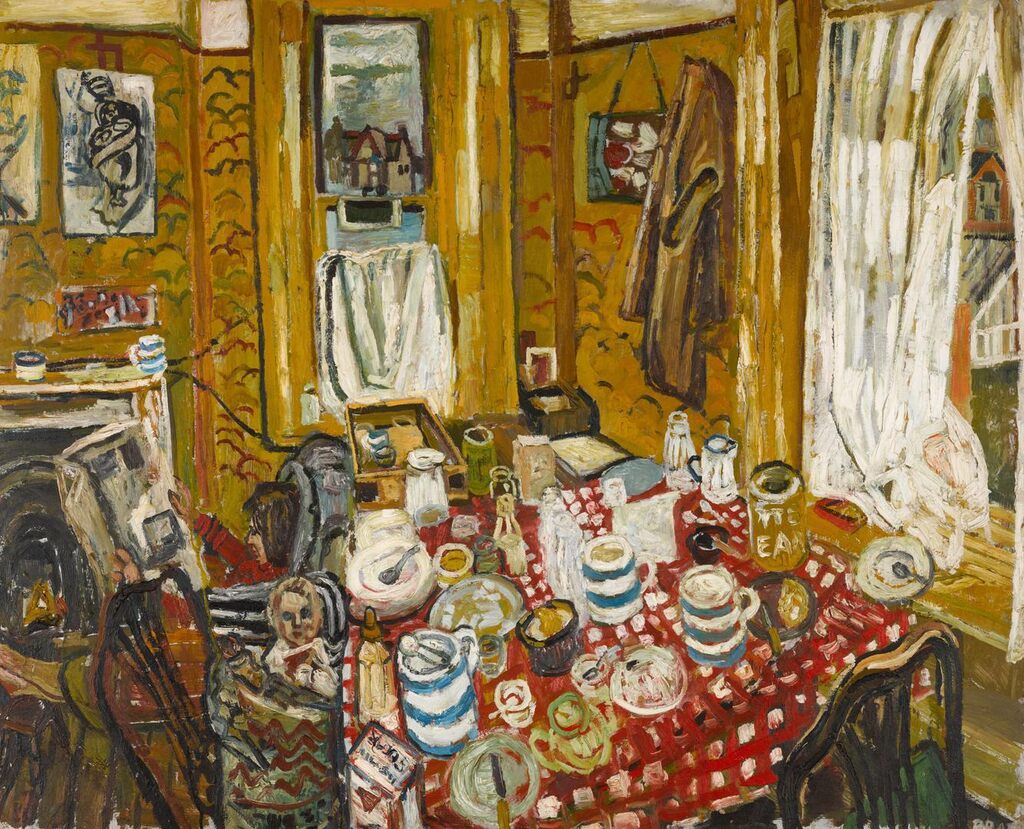 Baby at Table with Still Life