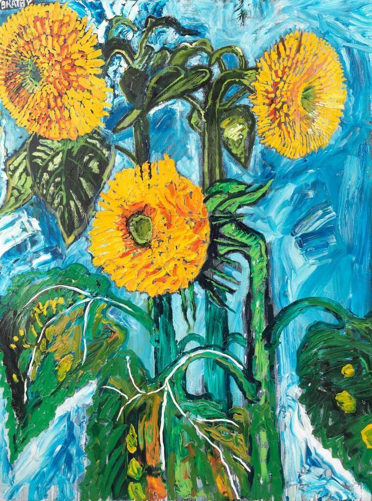 Three Sunflowers