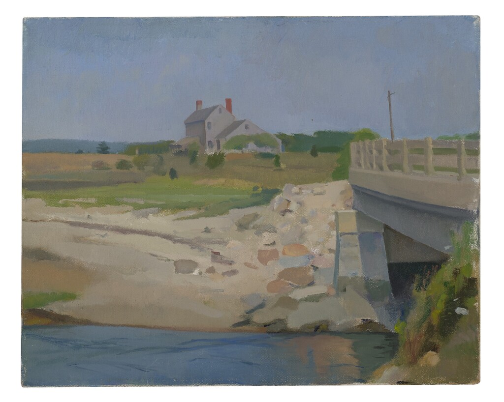 Bridge and Distant House at South Dartmouth