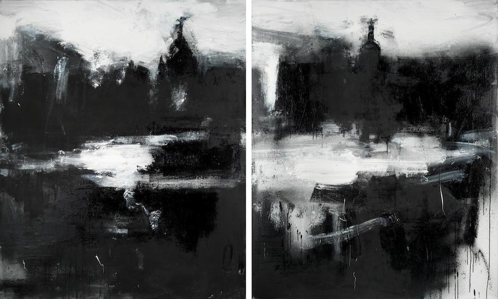 Diptych: Landscape 718 and 719