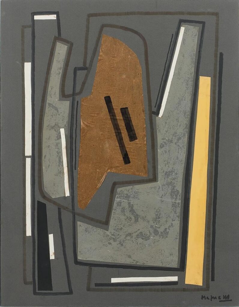 Gray background collage