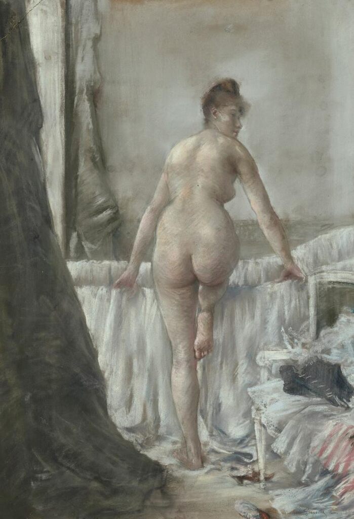 Victorine Meurant by her bath