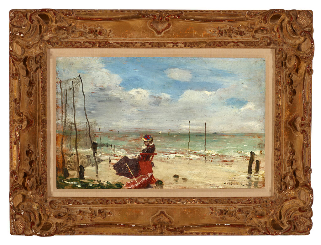 Femme sur la plage