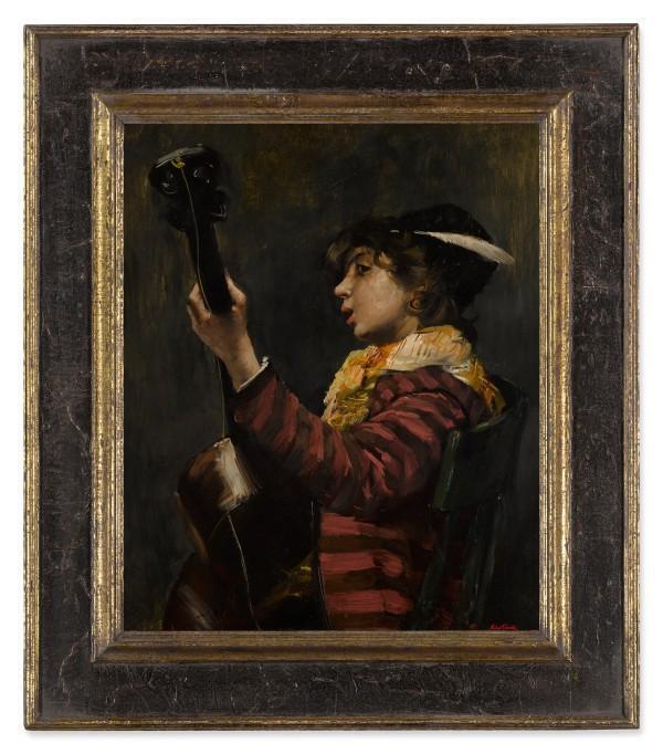 Young Boy Playing Guitar