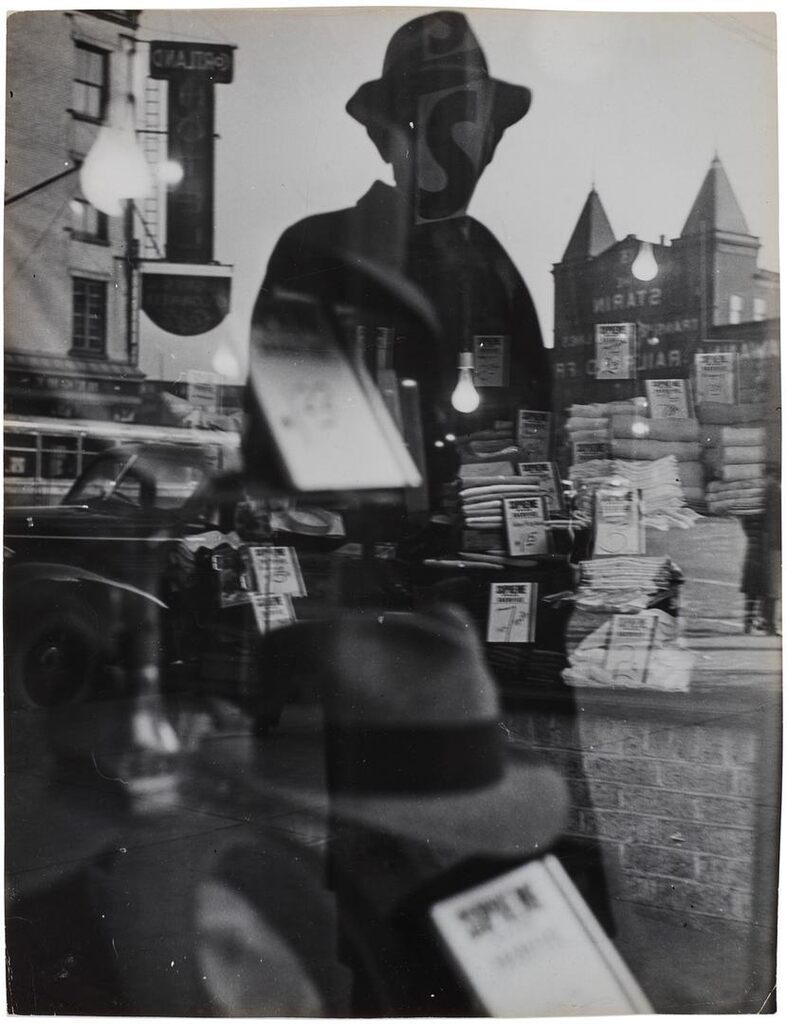 Through a window pane, Battery, New York