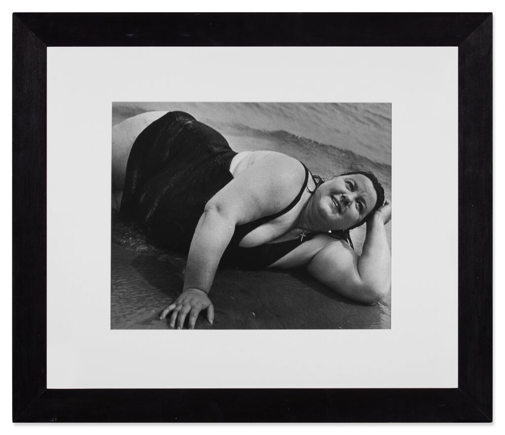 Coney Island, NYC, Bather Reclining