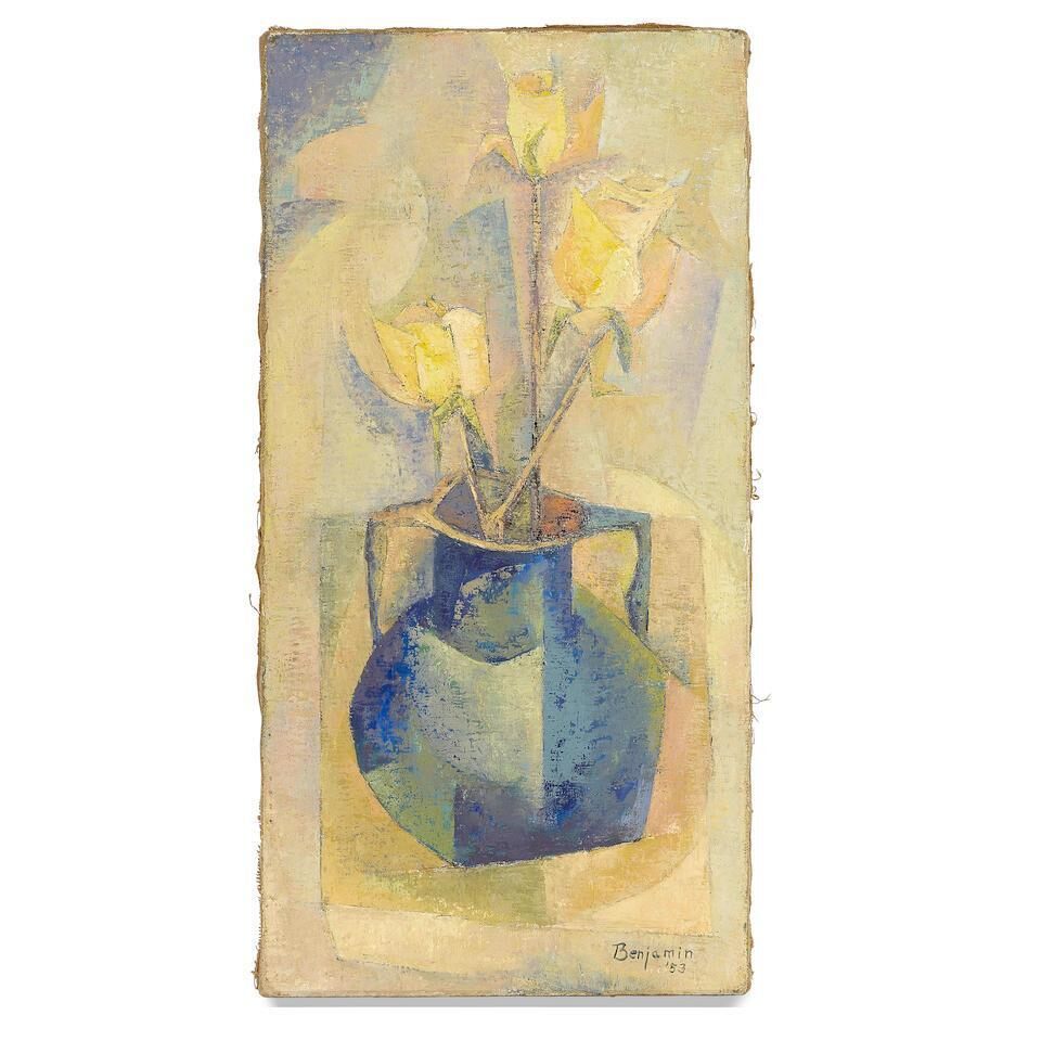 Yellow and Blue Roses