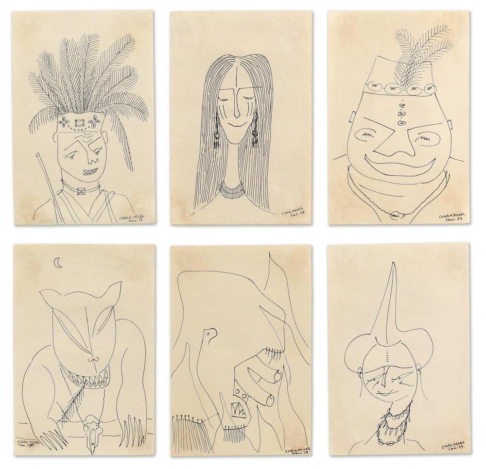 Oja Suite, six drawings