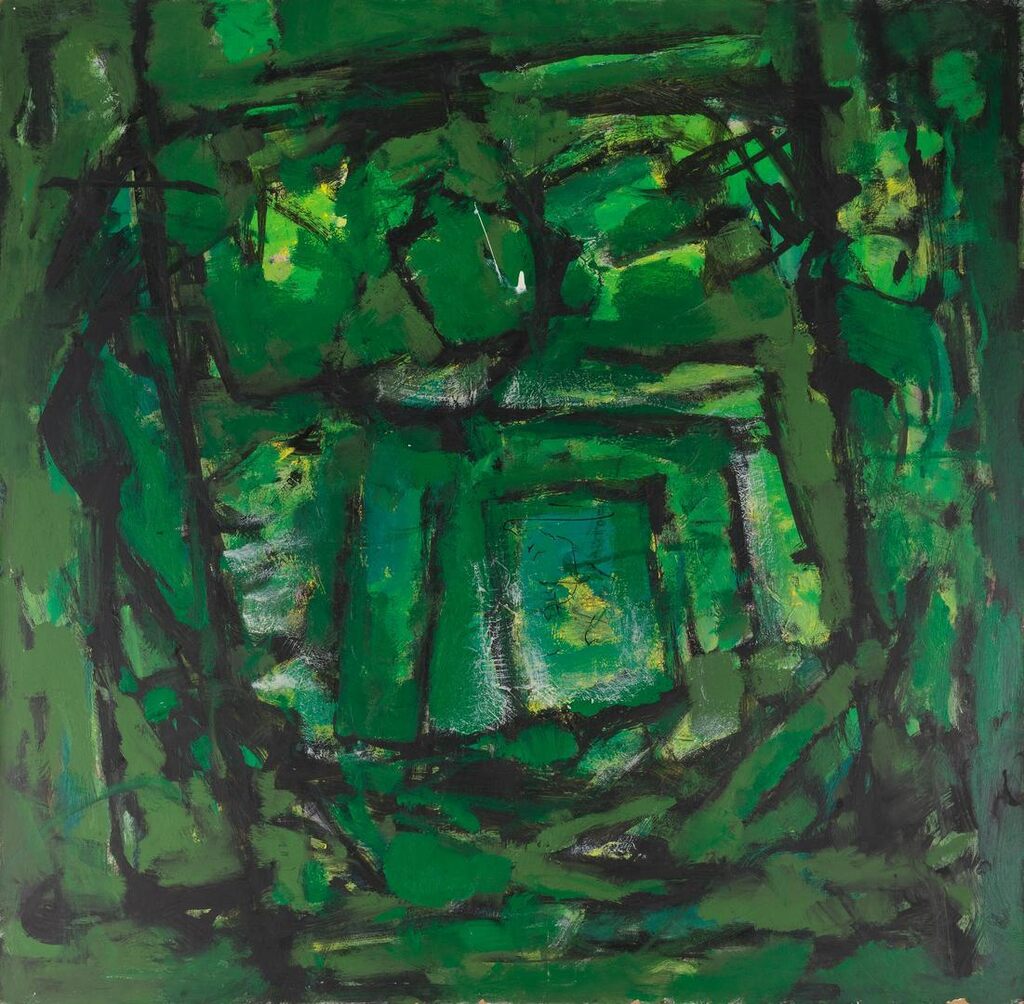 Untitled (Green and Black)