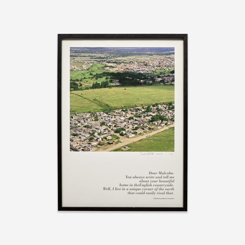 Zewenfontein Informal Settlement with Dainfern Golf Estate and Country Club