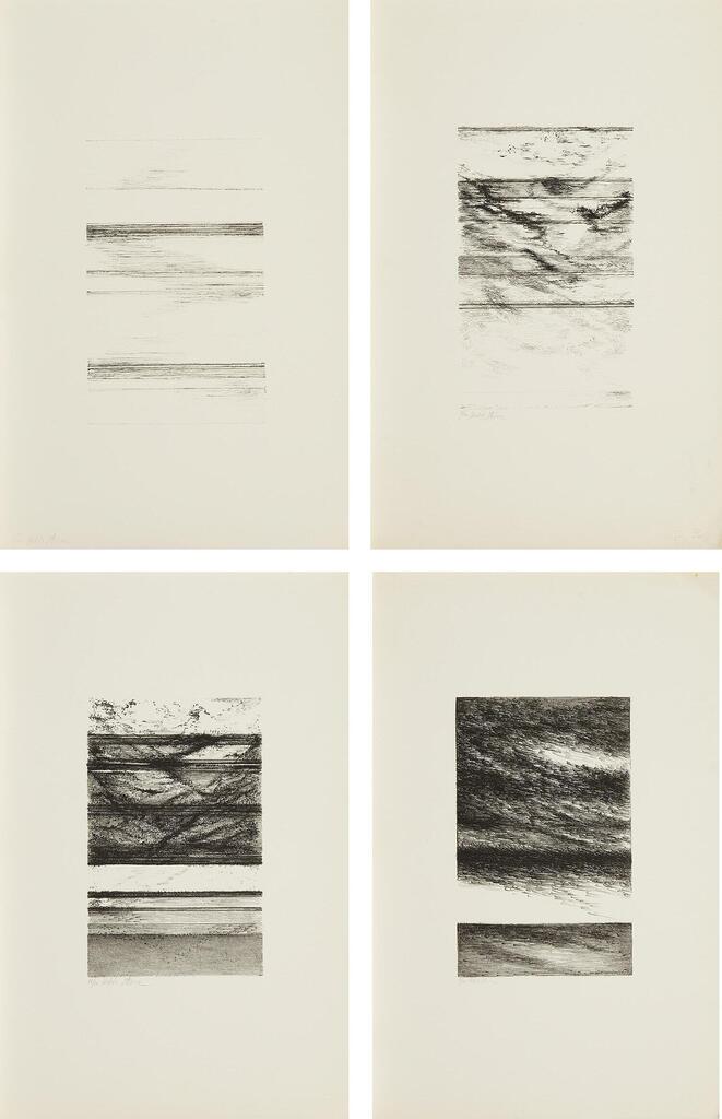 Untitled (The Vertical Horizontals I, II, IV, and V) (T. 2021-22, and 2024-25)