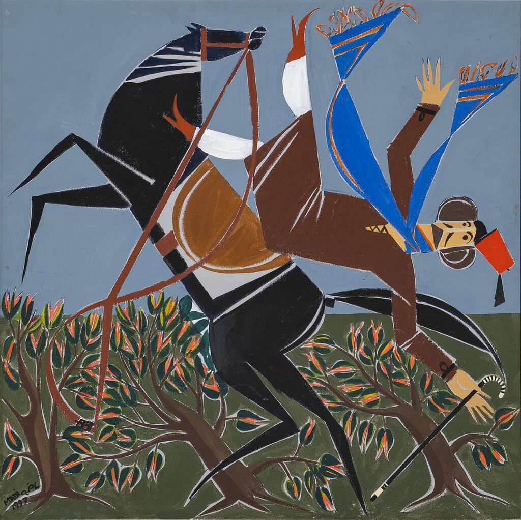 Untitled (Man and Horse)