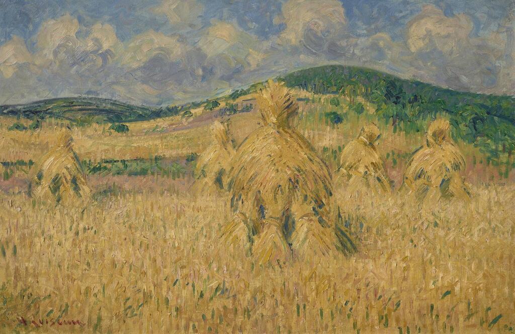 Gustave Loiseau, La moisson, environs de Louviers, Eure