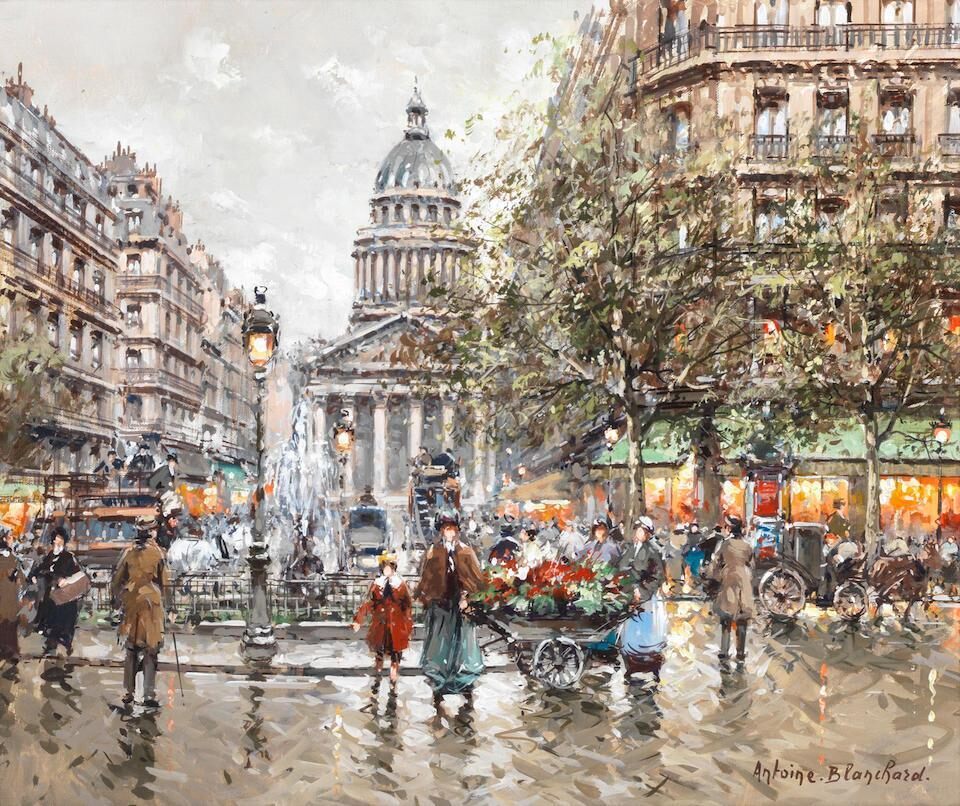 Le Panthéon à Paris en 1900